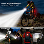 Victagen Bike Lights: 2022 Newest 5000 Lumens 3LED Bike Lights for Night Riding