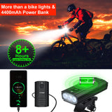 Victagen Bike Lights: 2022 Newest 5000 Lumens 3 LED Bike Lights for Night Riding