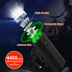 Victagen Bike Lights: 2022 Newest 5000 Lumens 3 LED Bike Lights for Night Riding